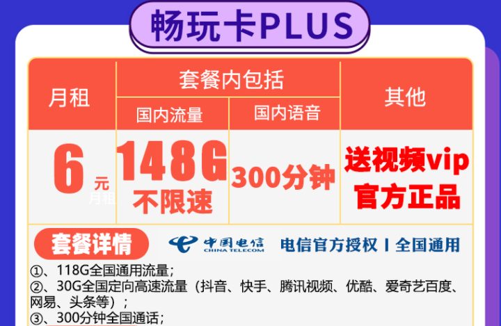 電信流量卡免費薅羊毛啦！不要錢免費用的手機上網卡不限速全國通用