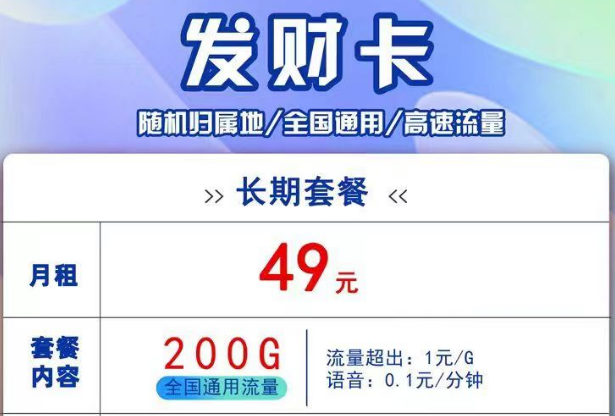 聯通線上流量卡有長期套餐嗎？聯通發財卡、吉祥卡、銀兔卡9元月租卡|純通用流量