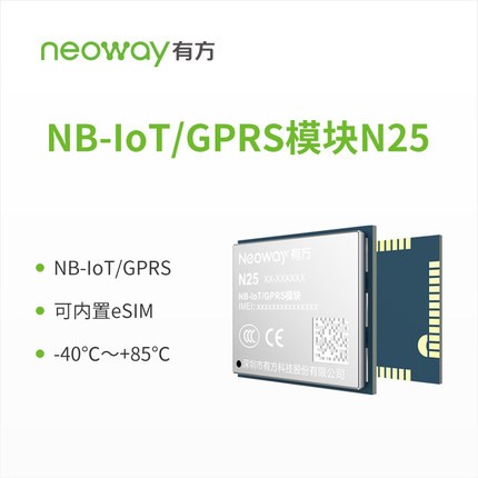 模塊Neoway 有方科技 N25 NB-IoT 無線通信模塊 物聯(lián)網(wǎng)模塊模組